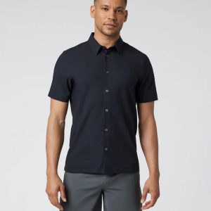 Short Sleeve Manhattan Button Down
