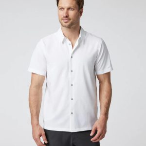 Short Sleeve Manhattan Button Down