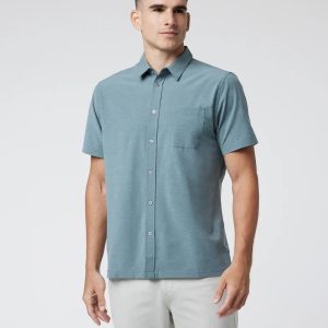 Short-Sleeve Bridge Button Down