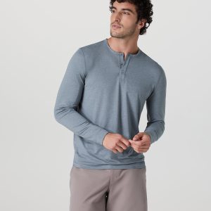 Long Sleeve Ease Performance Henley