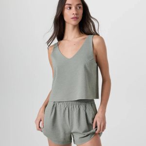 Villa Textured Crop Tank