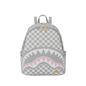 KNIT SHARKS IN PARIS IN CREAM SAVAGE BACKPACK